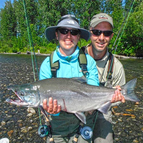 Alaska couples river fishing package